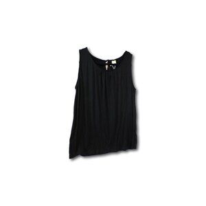 iGENJUN Black FLowing Sleeveless Blouse Size: 2XL NWT